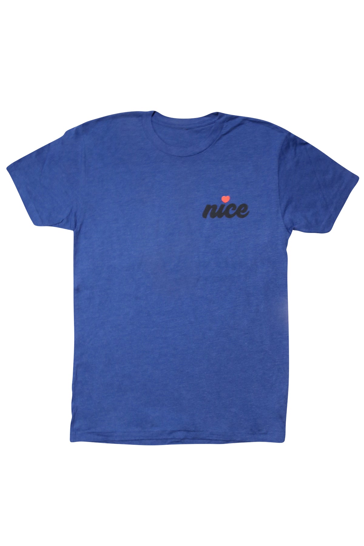 Blue Short Sleeve T-shirt - Smile