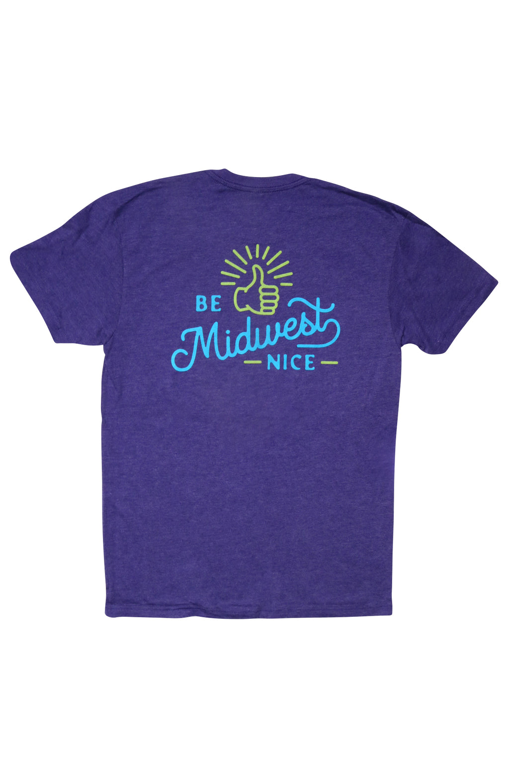 Purple Short Sleeve T-Shirt - Thumb