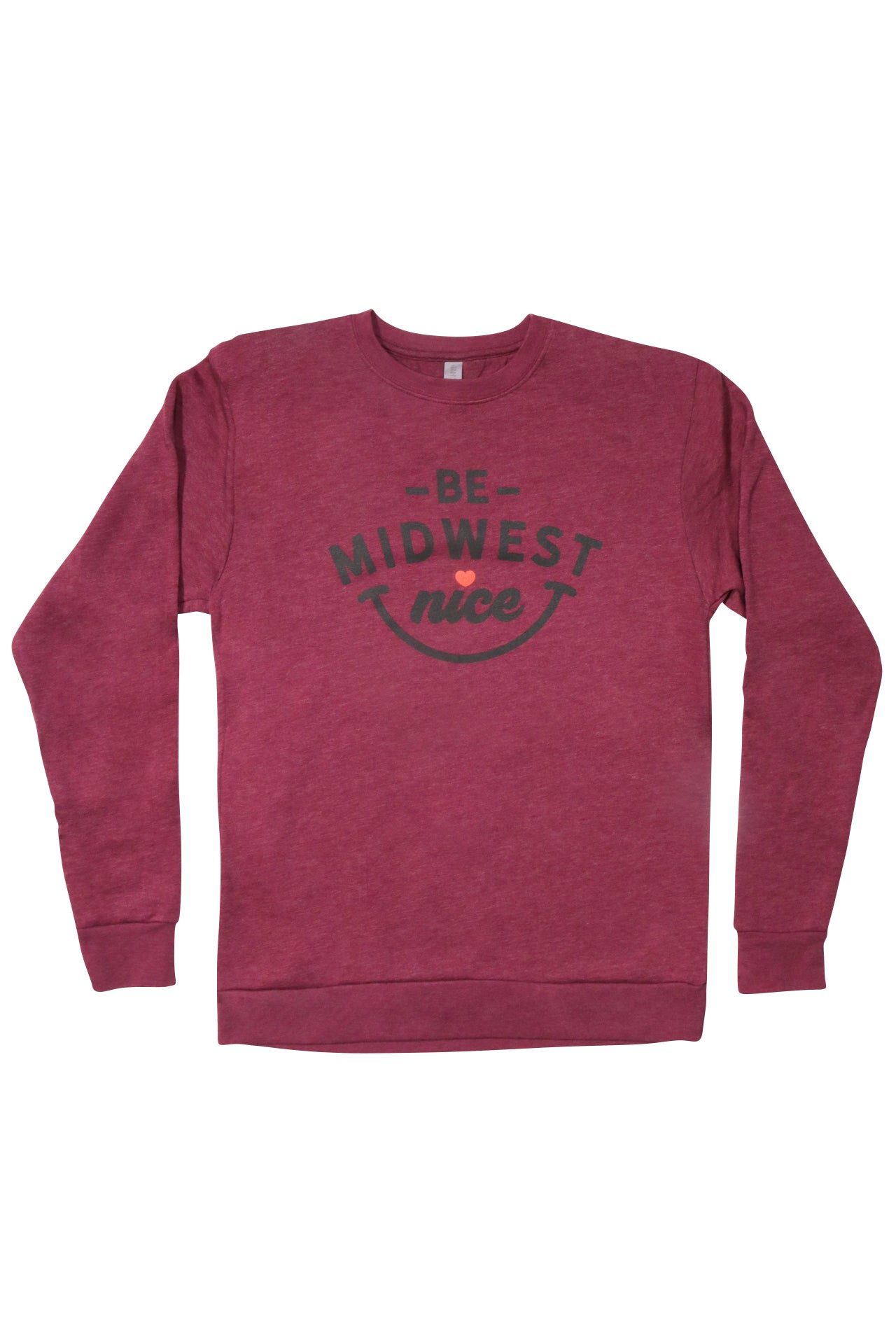 Red Crewneck - Smile