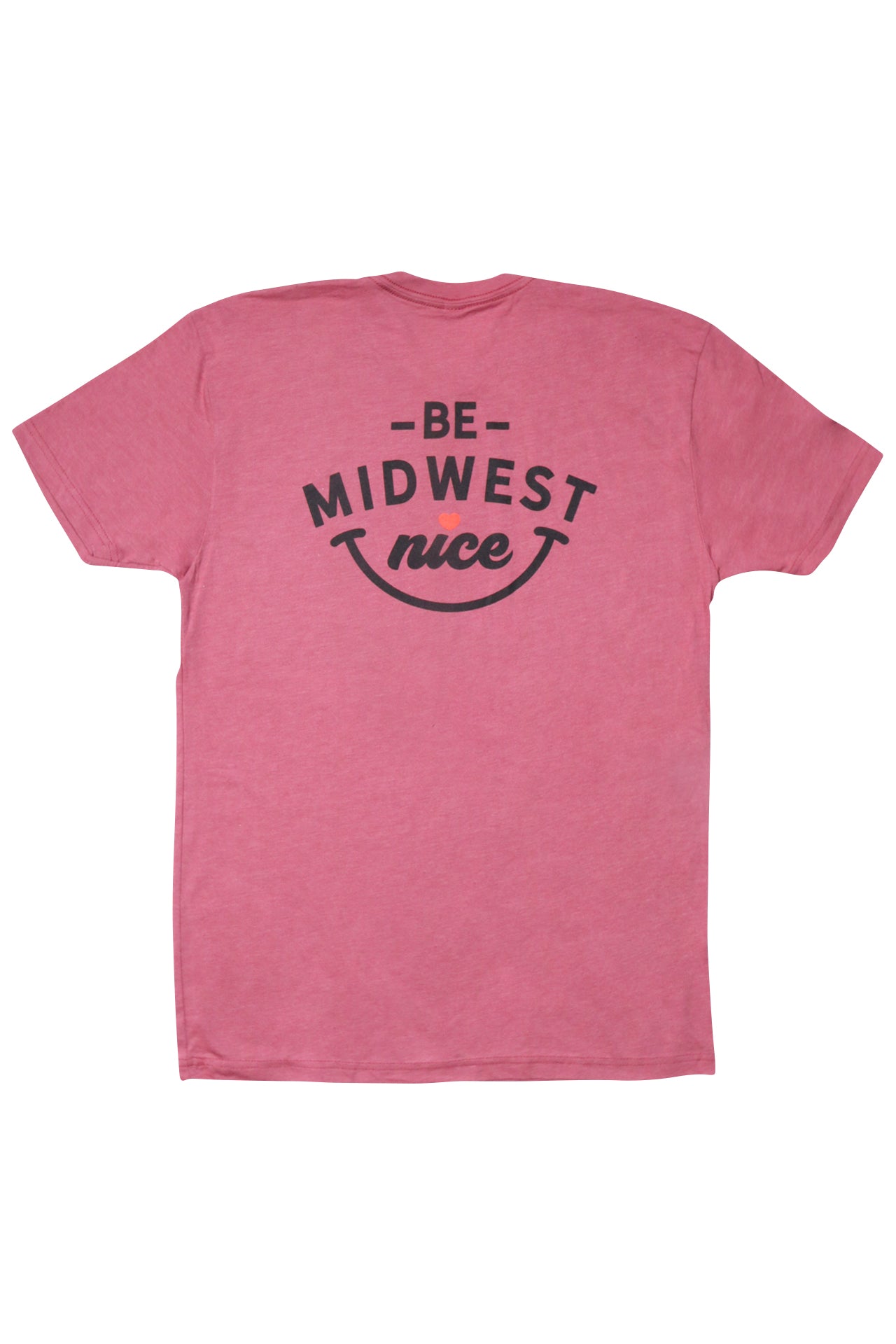 Red Short Sleeve Shirt - Smile